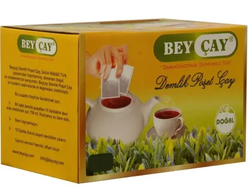 Bey Çay Demlik Süzen Poşet Çay 30 adet 300g