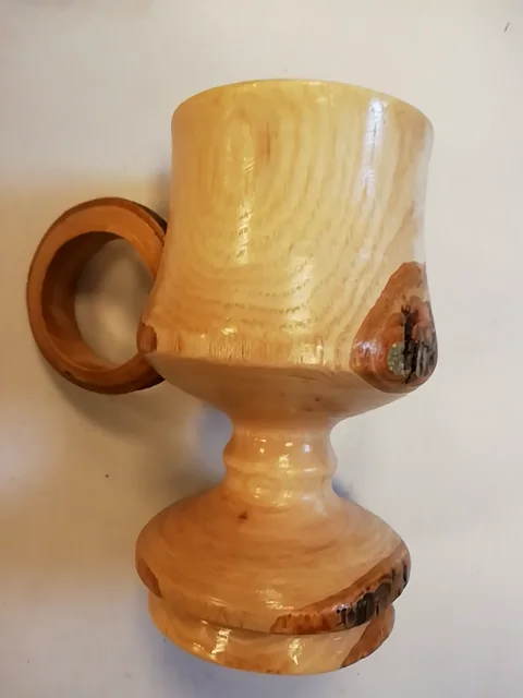 Ahşap Kupa Bardak Ayaklı