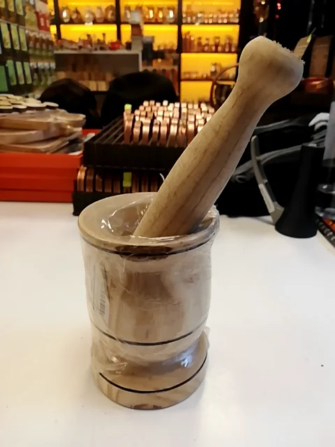 Ahşap Havan Sarımsak Döveceği