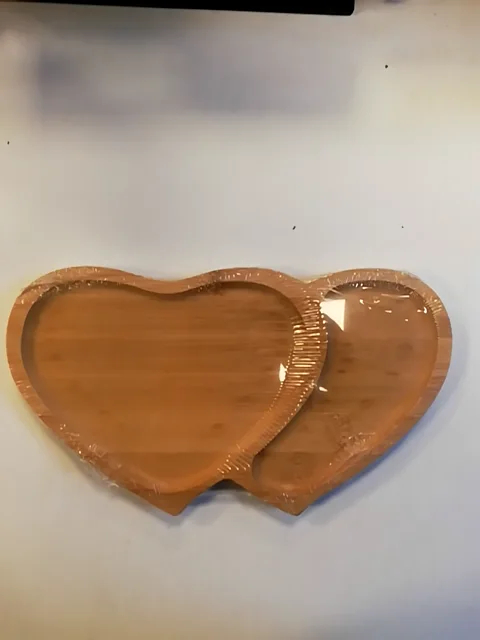 Ahşap Kalpli Çerezlik