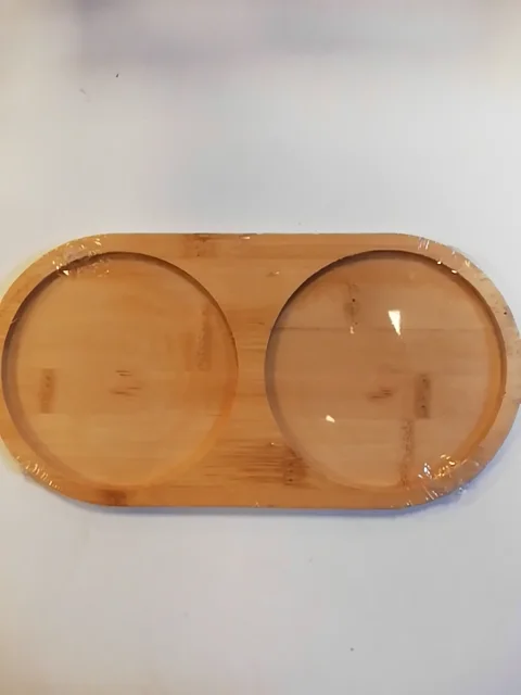 Ahşap Çift Bölmeli Yağdanlık